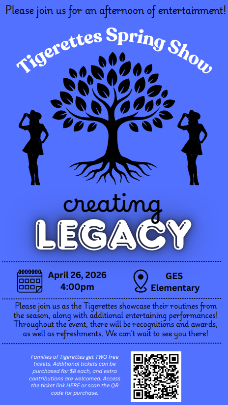 Creating a Legacy Tigerettes Spring Show.