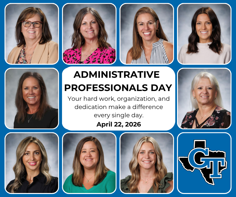 ADMINISTRATIVE  PROFESSIONALS DAY. Your hard work, organization, and dedication make a difference every single day. 9 Ladies  images in squares.