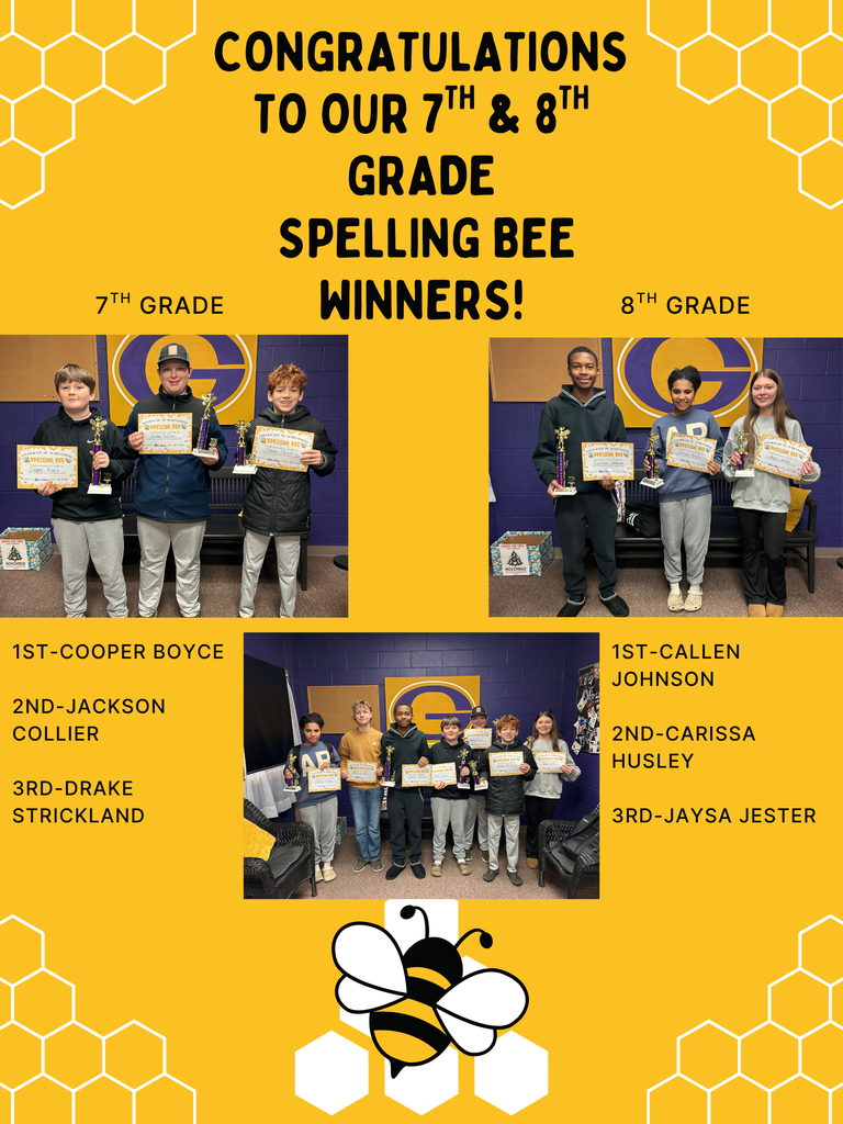 Spelling Bee Winners -GHS