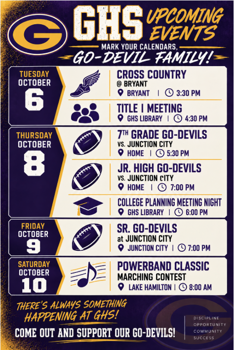 Weekly Events 