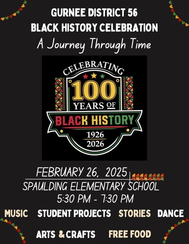 Black History Month flyer