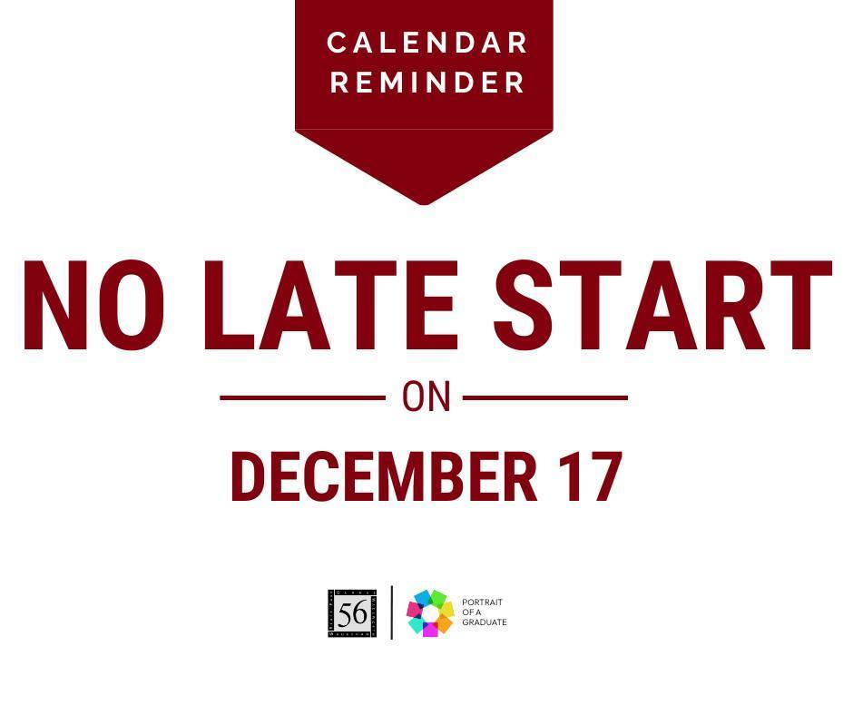 no late start graphic