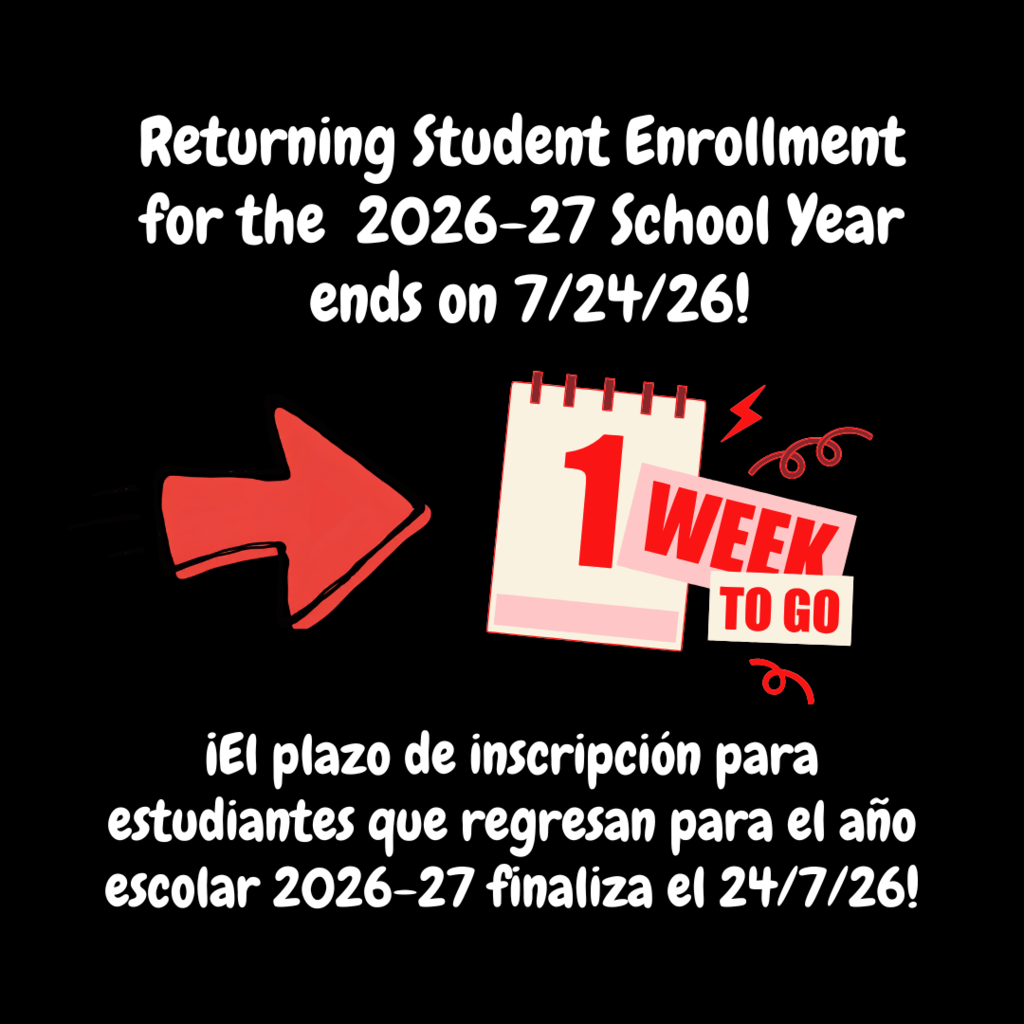 returning student enrollment for the 2026-27 school year ends on July 24, 2026