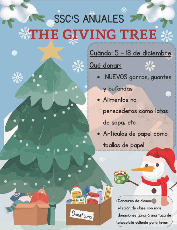 Spañish Flyer - SSC Giving Tree