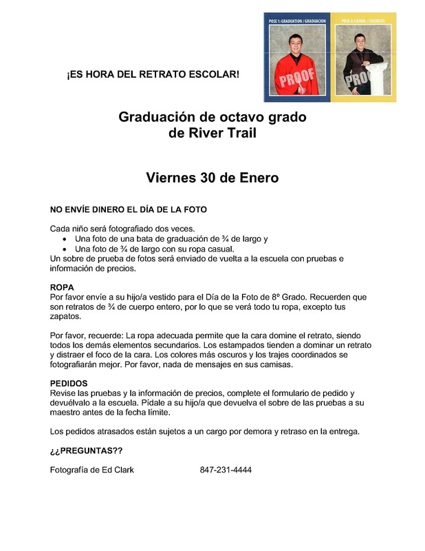 8th Gr. Promotion Picture - Spanish