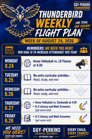 Week of August 24