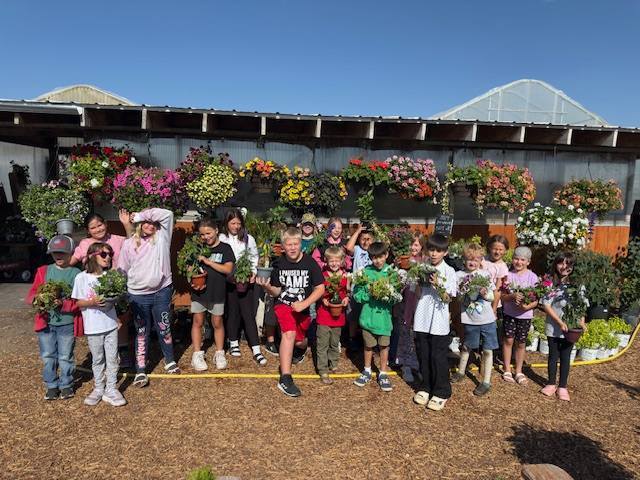 Our summer students were treated to a day of learning at the Country Greenhouse in Buhl.