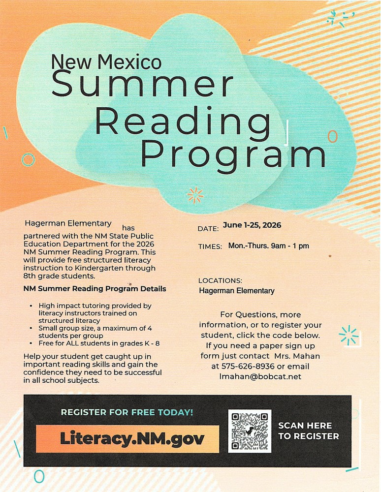 Summer Reading Program Flyer
