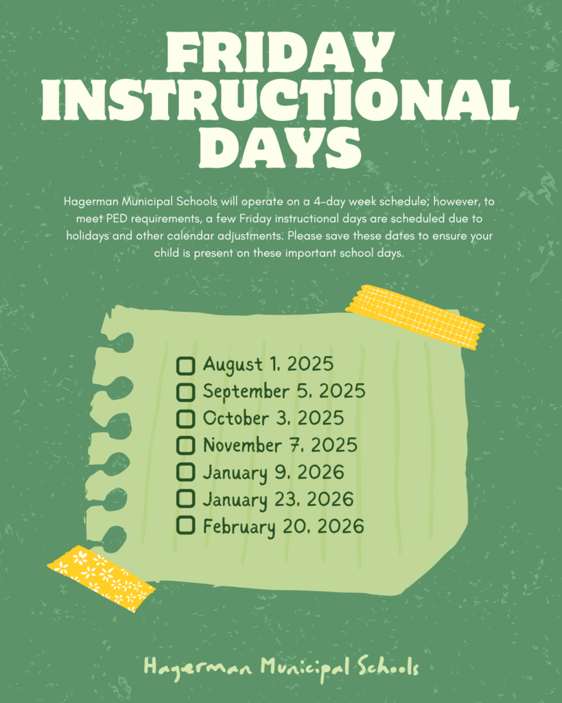 Friday Instructional Days - ENG