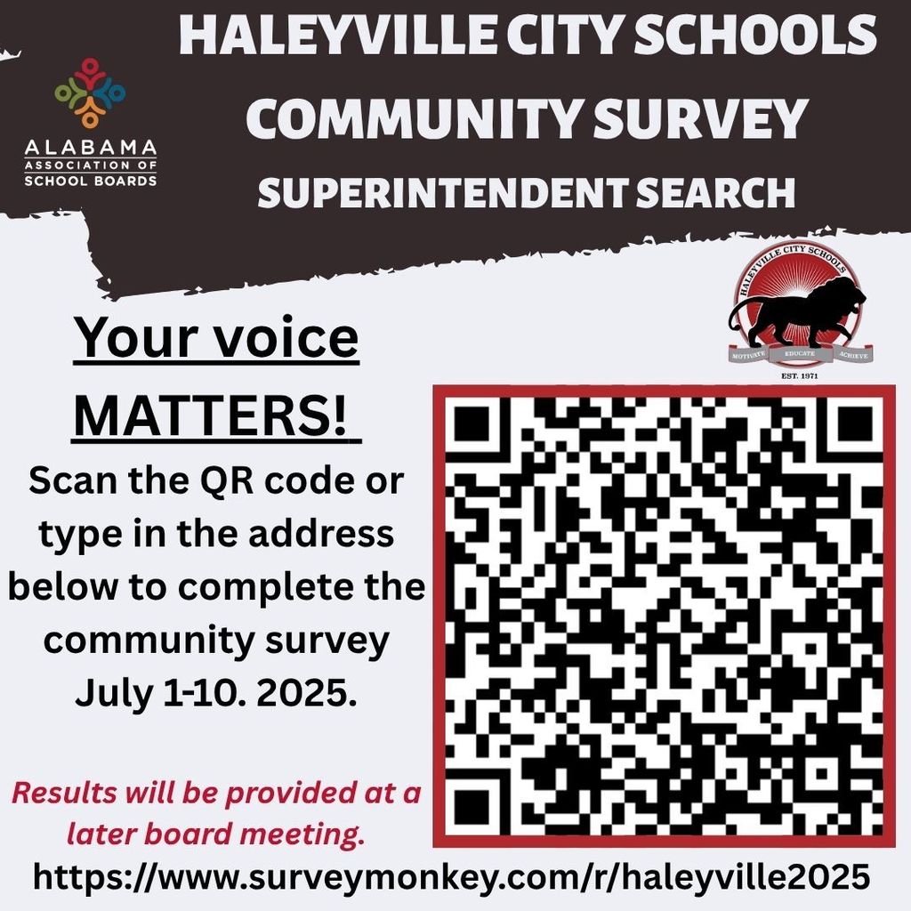 Haleyville City Survey Flyer
