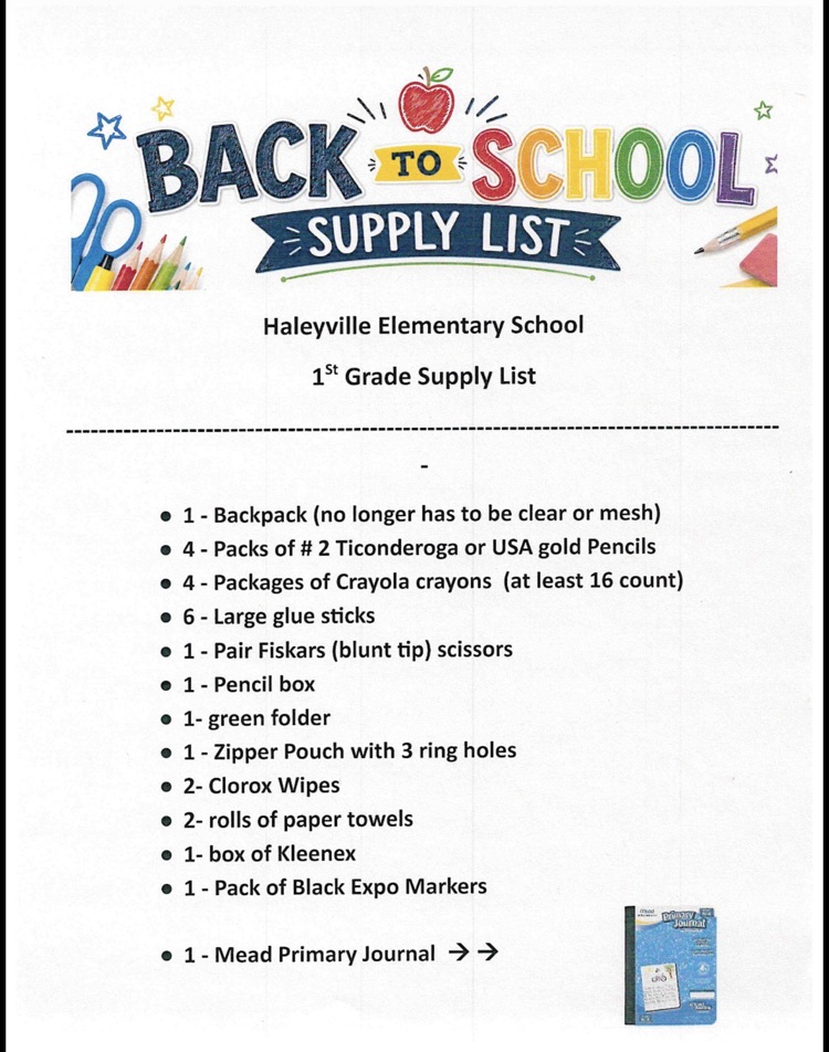 supply list