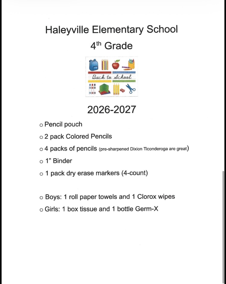 supply list
