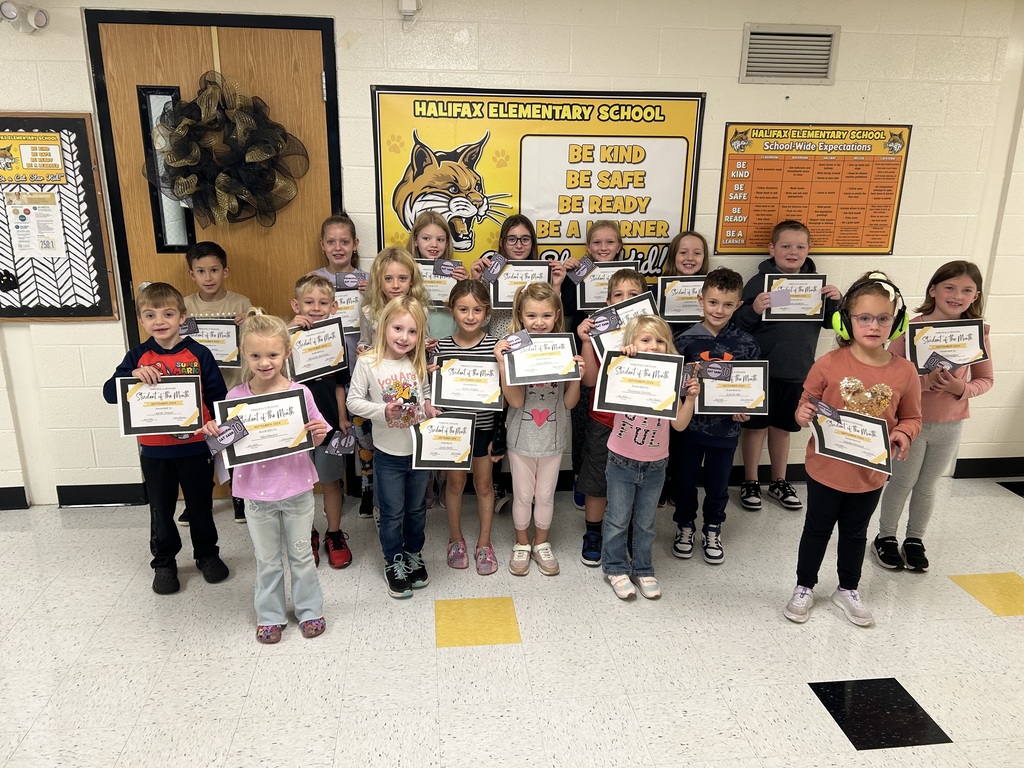 September Students of the Month