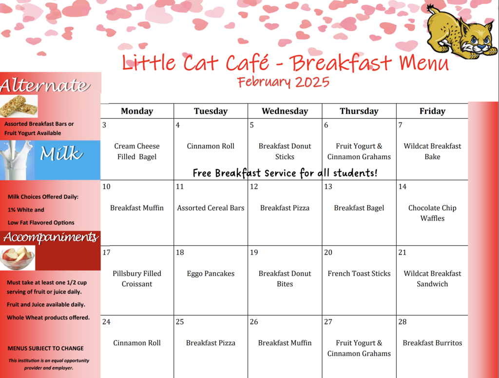 Breakfast Menu