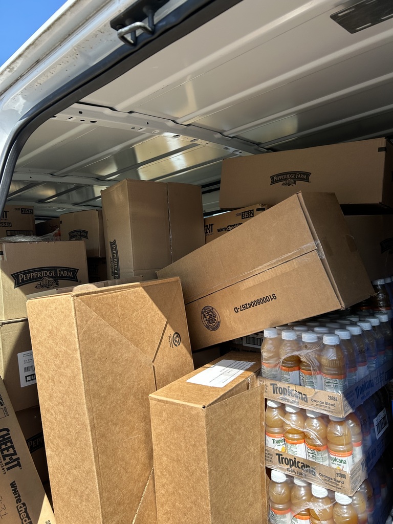 Filled to the ceiling with donations, thank you!