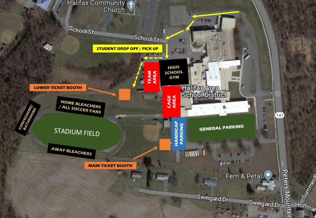 Campus Athletic Map