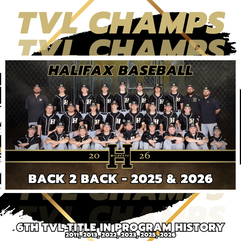 Halifax Baseball win the 2026 Tri-Valley League Championship. They have been league champions 6 times: 2011, 2023, 2022, 2023, 2025, 2026. 