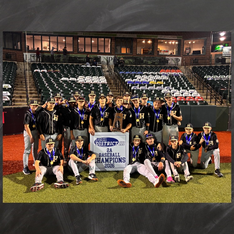 picture of the Halifax High School Baseball team after winning the 2026 District III AA Championship. 