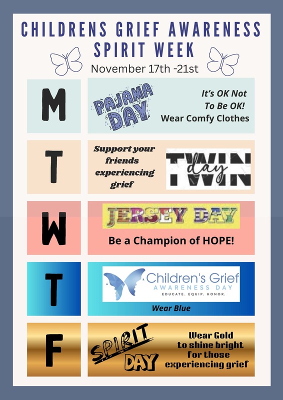 Greif Awareness spirit week
