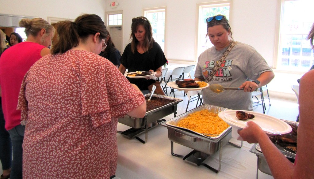 "Welcome Back" Luncheon Provided by Scottsburg Baptist Church and Piney Grove Baptist Church