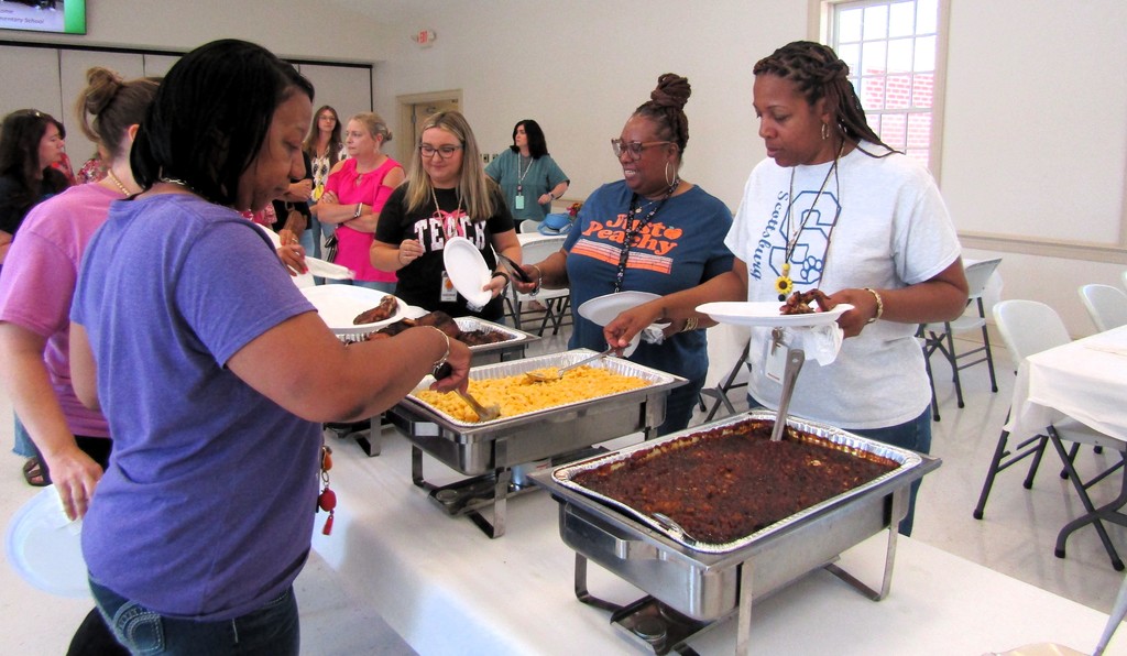 "Welcome Back" Luncheon Provided by Scottsburg Baptist Church and Piney Grove Baptist Church