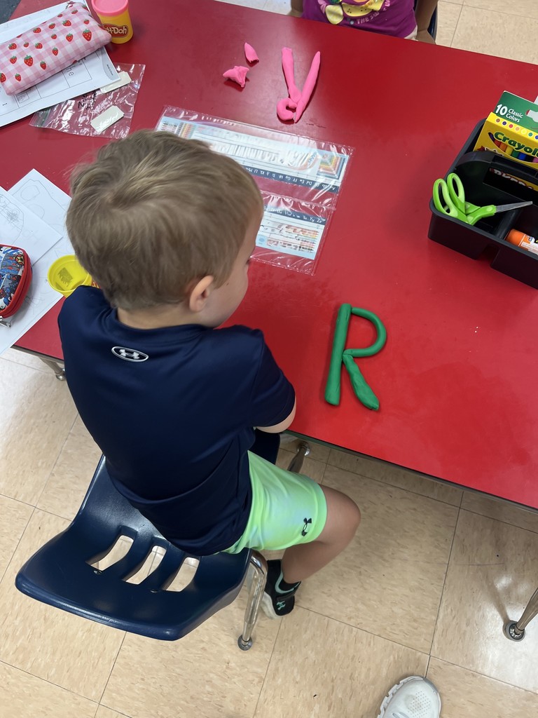 Kindergarten Students Learn About Letters 