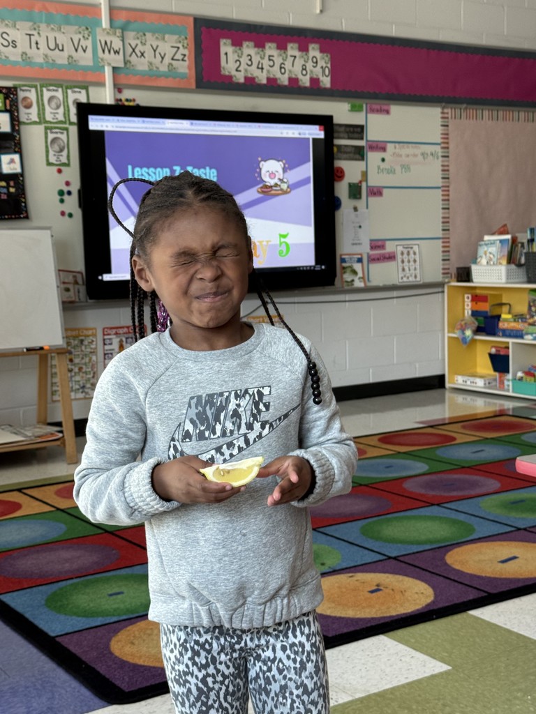 Lemon Lime Taste Test in Ms. Redd's Kindergarten Class