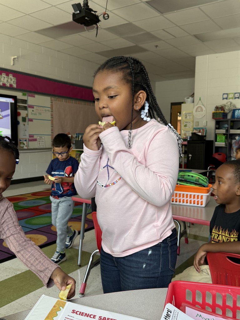 Lemon Lime Taste Test in Ms. Redd's Kindergarten Class