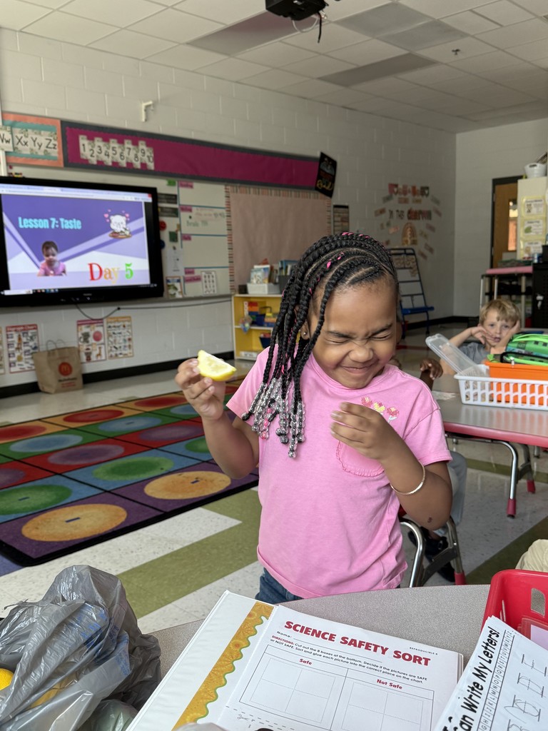 Lemon Lime Taste Test in Ms. Redd's Kindergarten Class