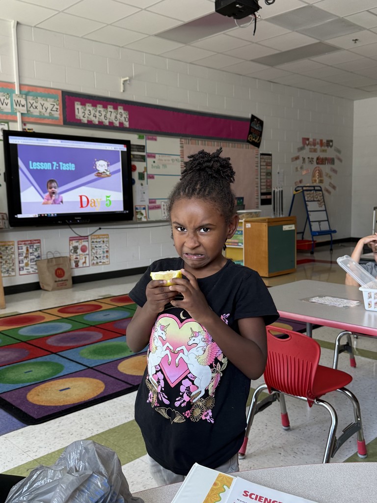 Lemon Lime Taste Test in Ms. Redd's Kindergarten Class