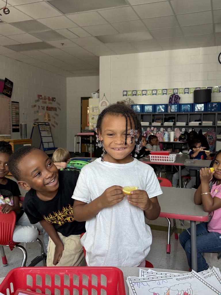 Lemon Lime Taste Test in Ms. Redd's Kindergarten Class