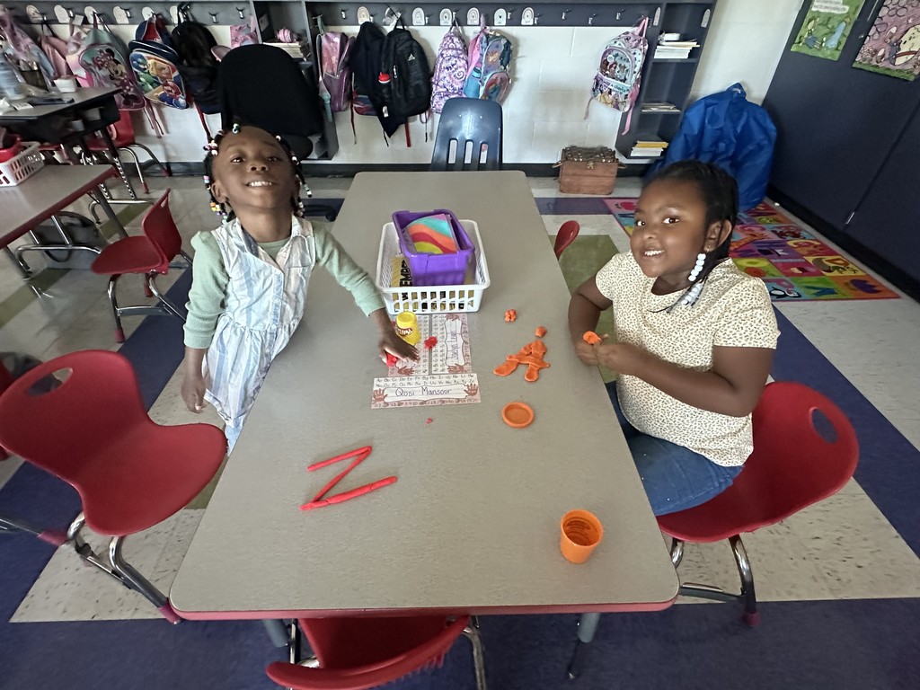 Creating Letters Using Play Dough