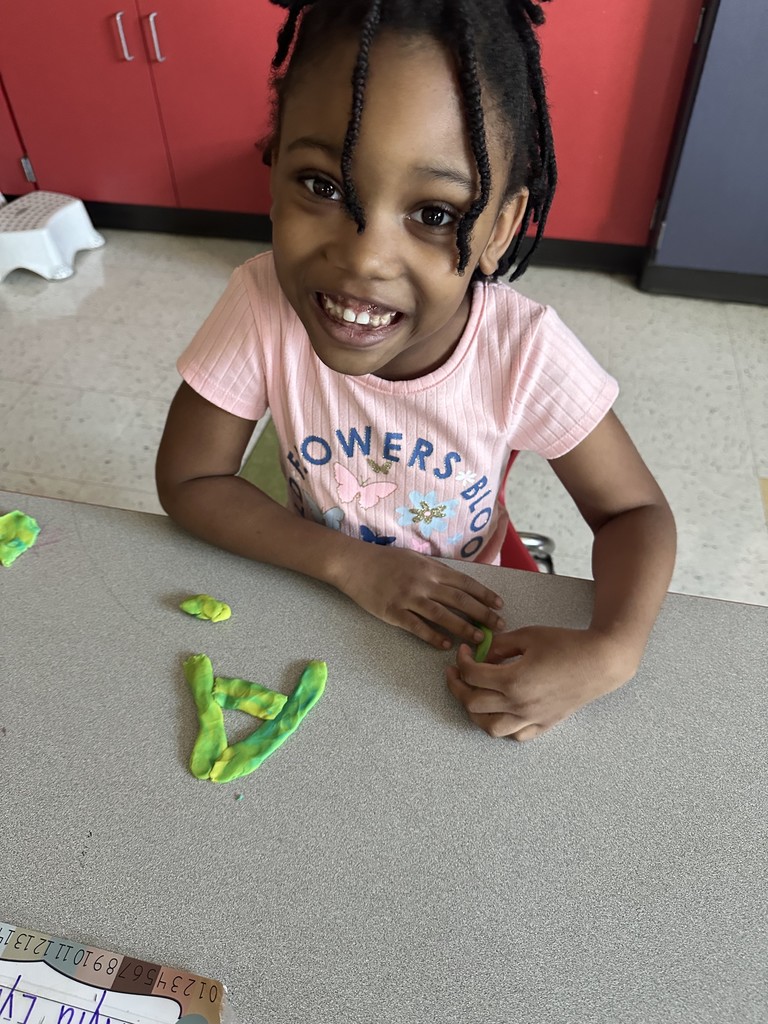 Creating Letters Using Play Dough