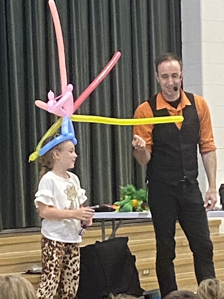 Students at Scottsburg Elementary Enjoy The NED Show