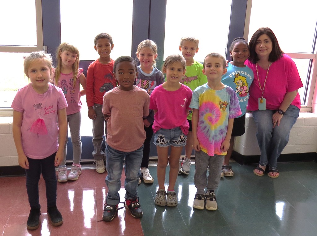 Staff and Students "Pinked Out"  In The Month of October to  Support Breast Cancer Awareness