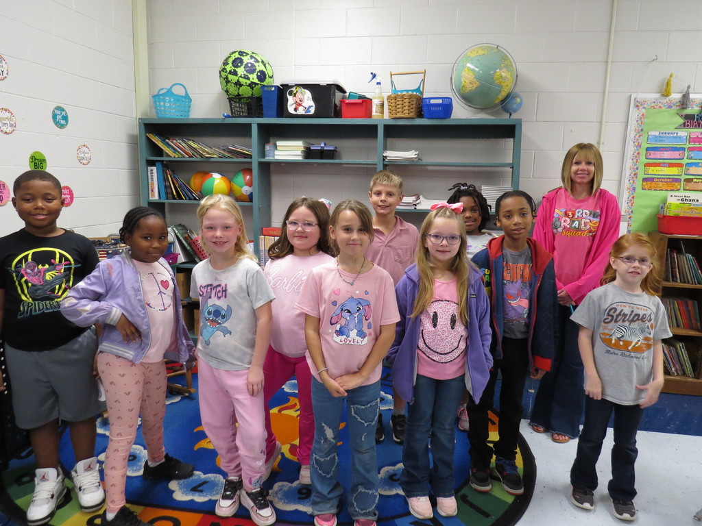 Staff and Students "Pinked Out"  In The Month of October to  Support Breast Cancer Awareness