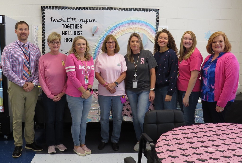 Staff and Students "Pinked Out"  In The Month of October to  Support Breast Cancer Awareness
