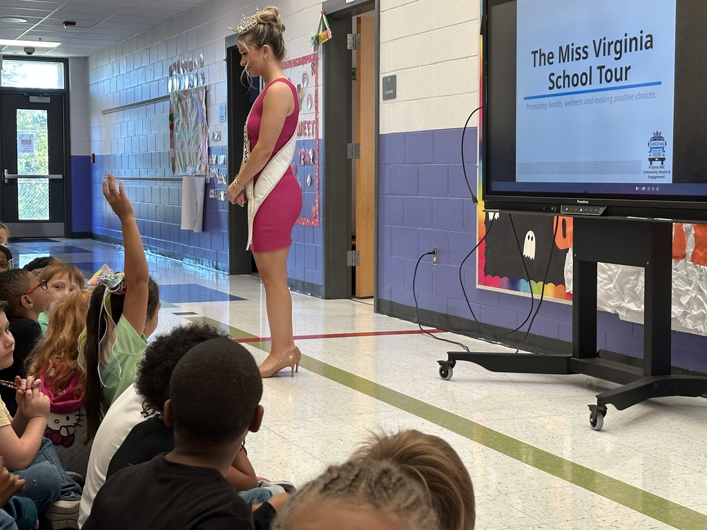 Miss Virginia Visits SBE 1st Graders