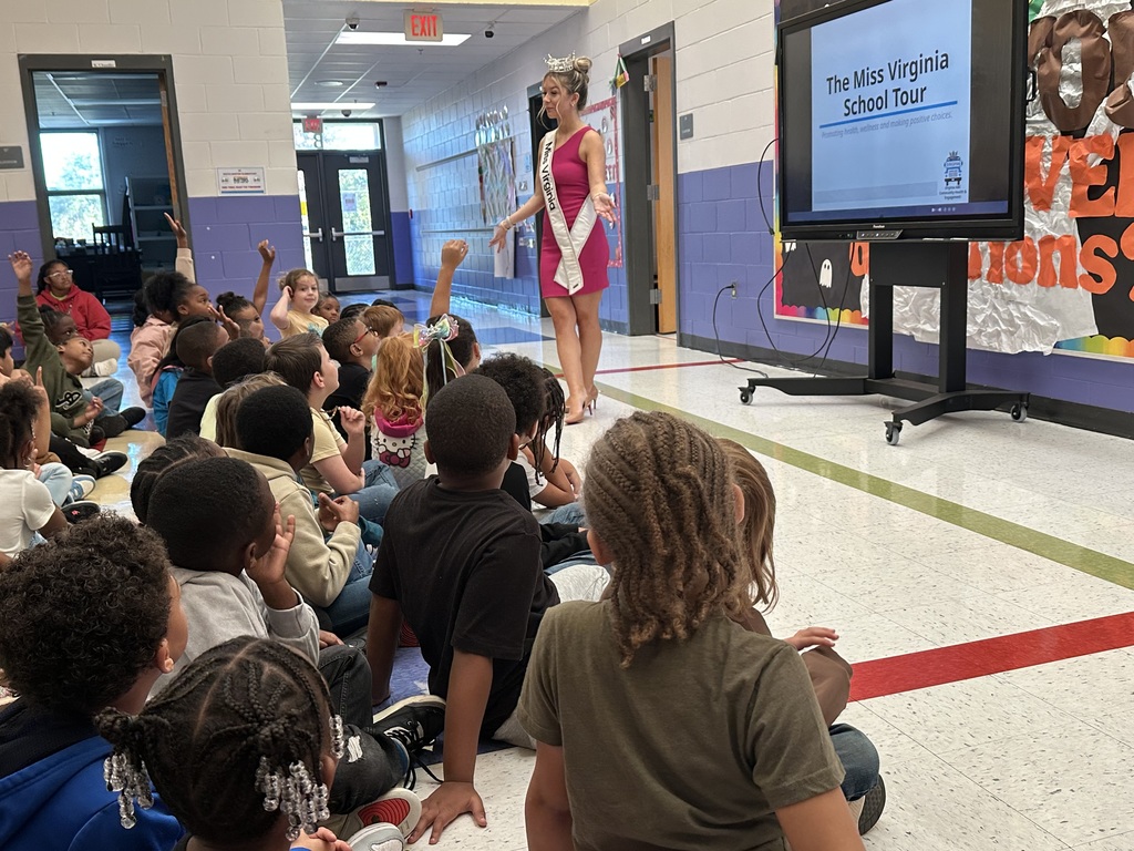 Miss Virginia Visits SBE 1st Graders