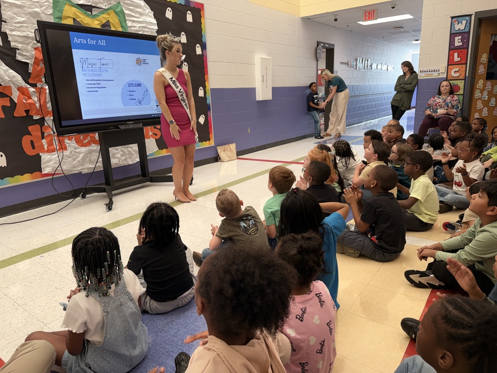 Miss Virginia Visits SBE 1st Graders