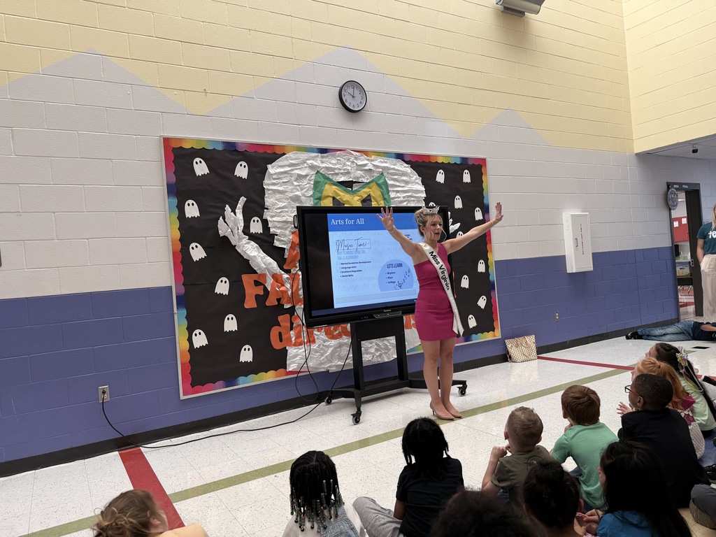 Miss Virginia Visits SBE 1st Graders