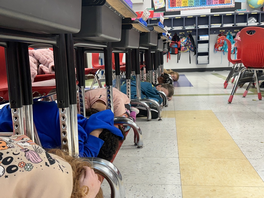 Earthquake Drill at South Boston Elementary
