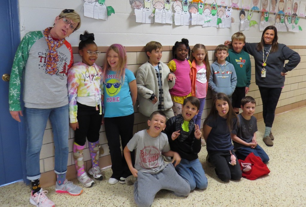 Students and Staff Participate in Wacky Wednesday at Scottsburg Elementary