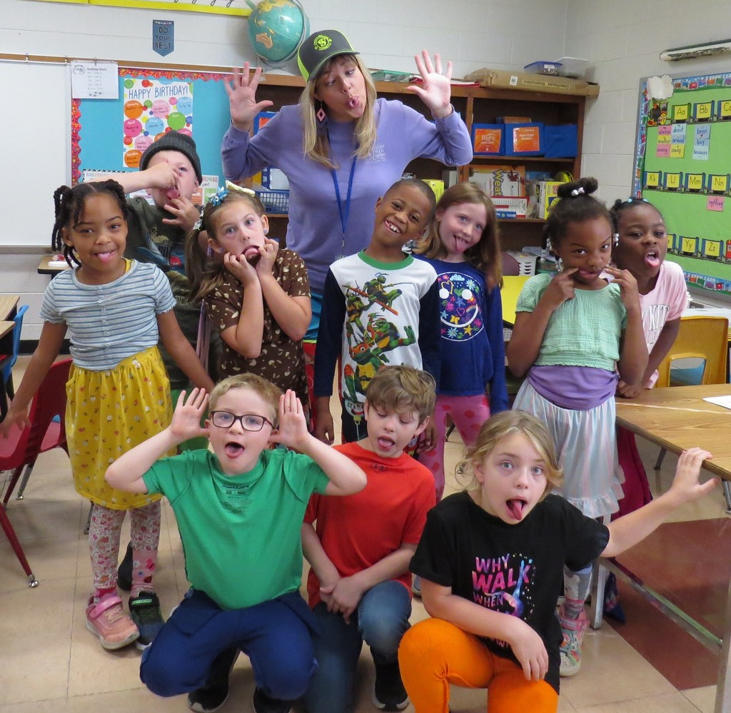 Students and Staff Participate in Wacky Wednesday at Scottsburg Elementary