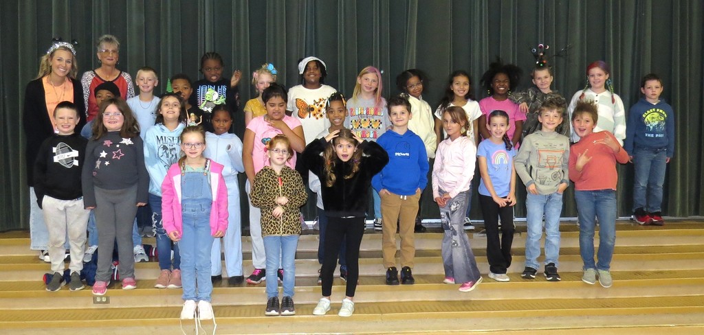"Wacky Hair Day" at Scottsburg Elementary