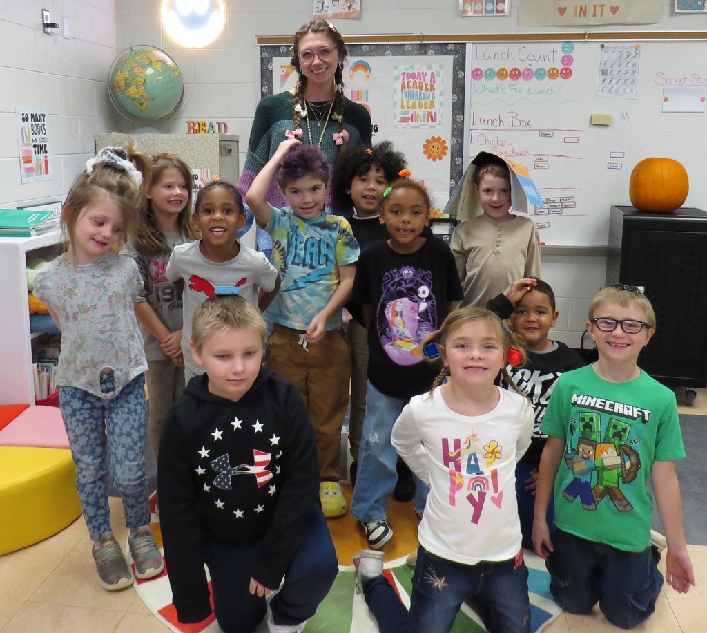 "Wacky Hair Day" at Scottsburg Elementary