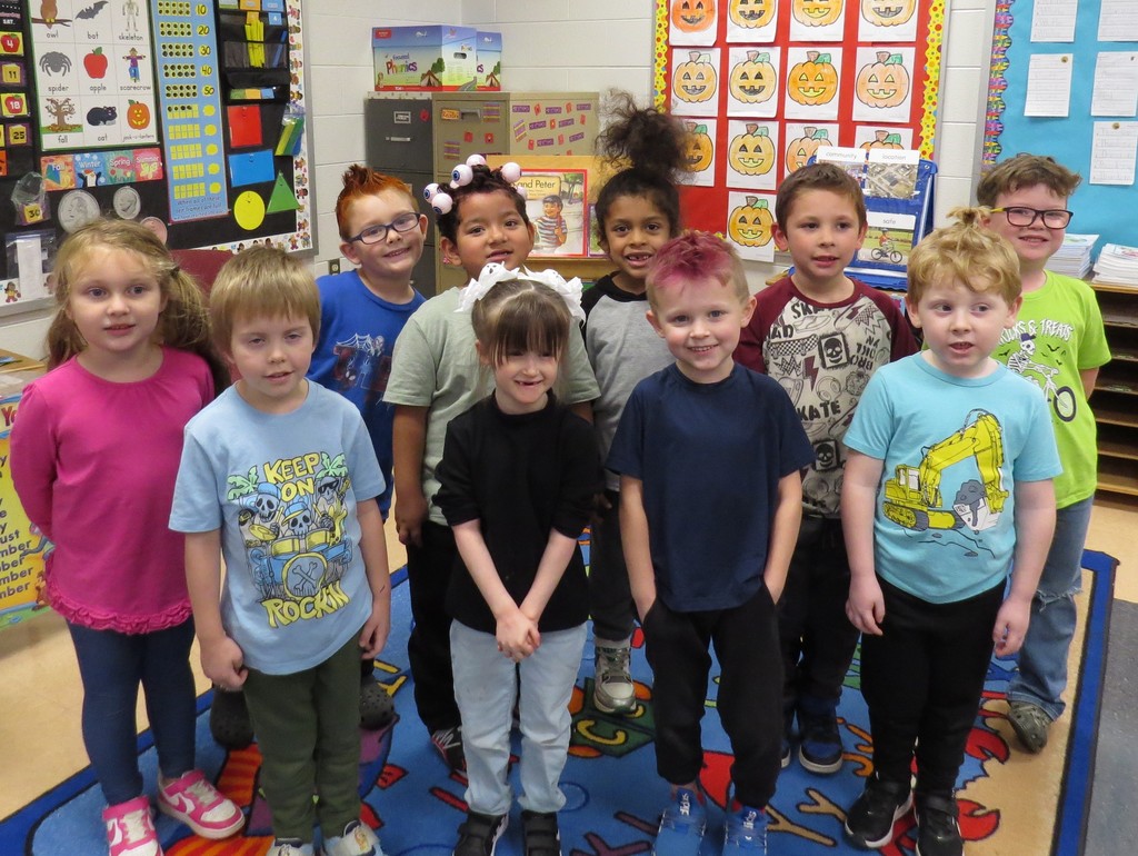 "Wacky Hair Day" at Scottsburg Elementary