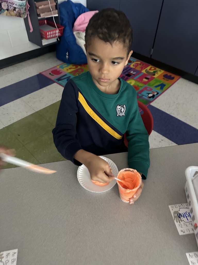 Fire Safety & Puffy Paint in Miss Redd's Classroom