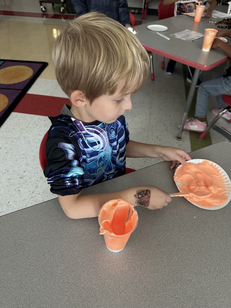 Fire Safety & Puffy Paint in Miss Redd's Classroom