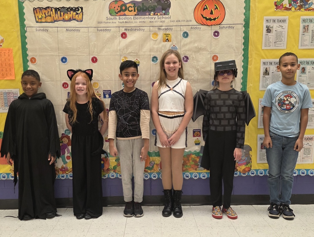 October Students of the Month 4th  Grade